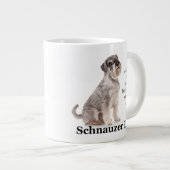 Schnauzer papa Jumbo Mug (Devant droit)