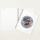 Schnauzer Patriotique Vintage (Devant avec enveloppe)