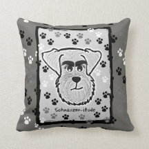 Schnauzer Pillow