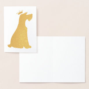 Schnauzer Prince Folie Kaarten