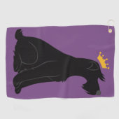 Schnauzer Prince Golfhanddoek (Horizontaal)