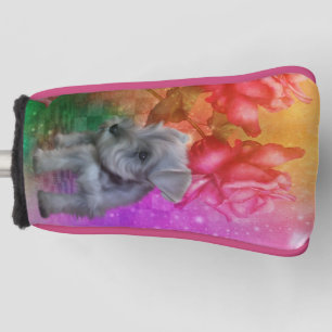 Schnauzer Puppy Dog Animal Art Golfheadcover