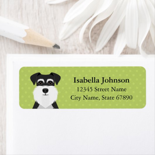 Schnauzer Return Address Labels (Insitu)