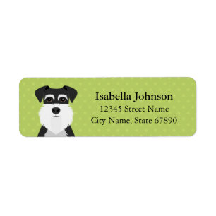 Schnauzer Return Address Labels
