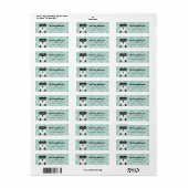 Schnauzer Return Address Labels (Full Sheet)
