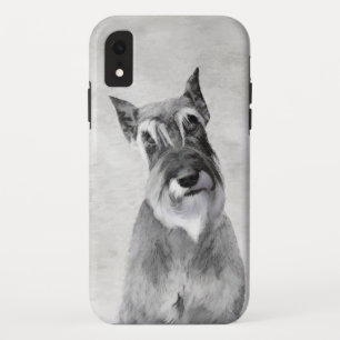 Schnauzer (reuzenschilderkunst) iPhone XR hoesje