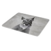 Schnauzer (reuzenschilderkunst) snijplank (Hoek)