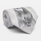 Schnauzer (reuzenschilderkunst) stropdas (Opgerold)