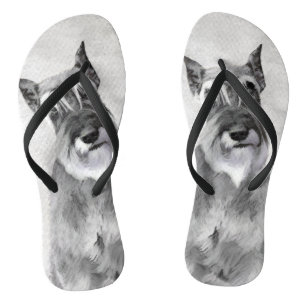 Schnauzer (reuzenschilderkunst) teenslippers