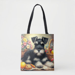 Schnauzer Schilderen Draagtas