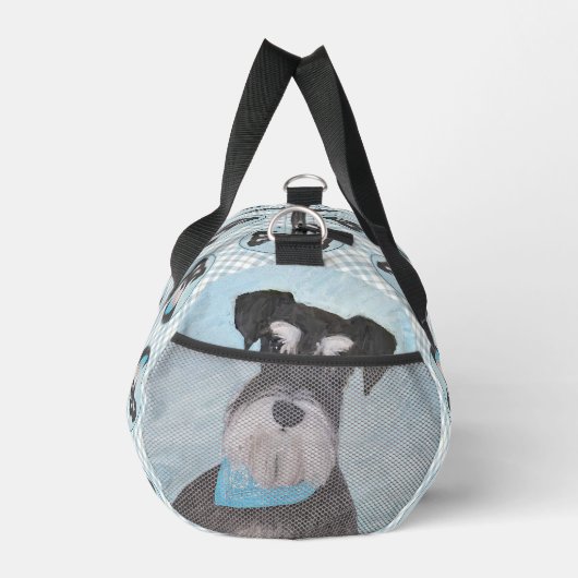 Schnauzer Schilderen Miniatuur Uncropped Pet Dog A Plunjezak (Rechts)