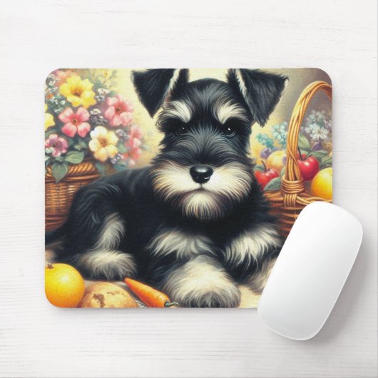  Schnauzer Schilderen Muismat (Met muis)