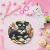  Schnauzer Schilderen Papieren Bordje (Feest)