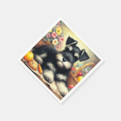  Schnauzer Schilderen Servet (Hoek)