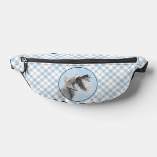 Schnauzer Schilderij Giant Standard Cropped Dog Ar Heuptasje