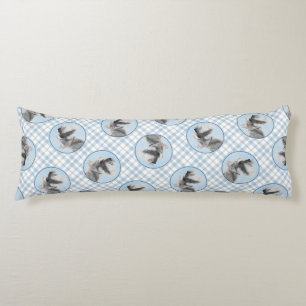 Schnauzer Schilderij Giant Standard Cropped Dog Ar Lichaamskussen