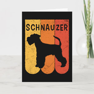 Schnauzer Schnauzer Ma Dog Owner Hondenliefhebber Kaart