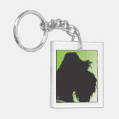 Schnauzer Sleutelhanger (Voorkant Links)