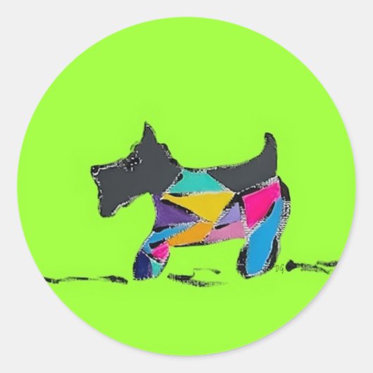 Schnauzer Stickers (Voorkant)