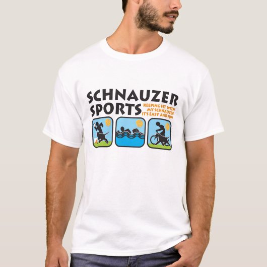 schnauzer t-shirt (Voorkant)