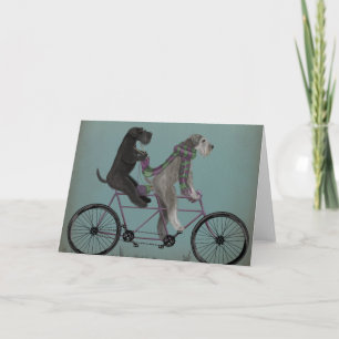 Schnauzer Tandem Kaart