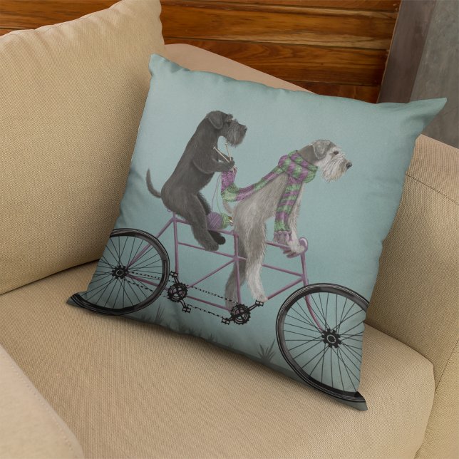 Schnauzer Tandem Kussen (Creator heeft geüpload)