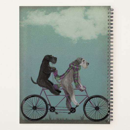 Schnauzer Tandem Planner (Achterkant)