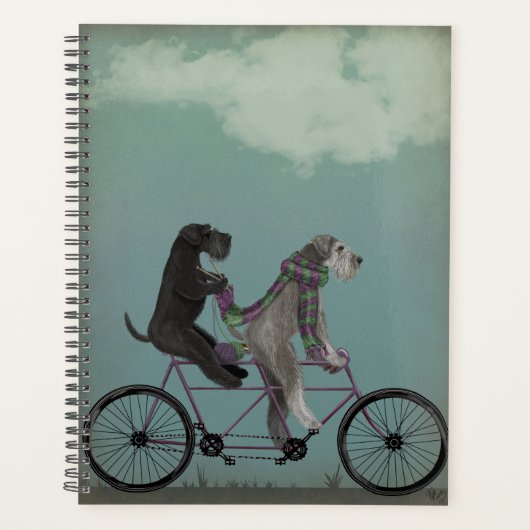 Schnauzer Tandem Planner (Voorkant)