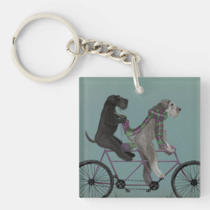 Schnauzer Tandem Sleutelhanger