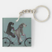 Schnauzer Tandem Sleutelhanger (Achterkant)