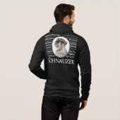 Schnauzer Traits Hoodie (Achterkant volledig)