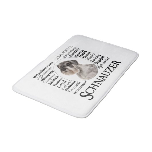 Schnauzer Traits Wiskunde Mat (Gekanteld)