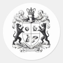 Schnauzer Wapenschild Sticker