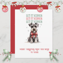 Schnauzer Whimsical Kerstmis |