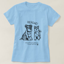 Schnauzers d'hiver - T-shirt de base (femmes)