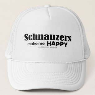 Schnauzers maken me gelukkig trucker pet