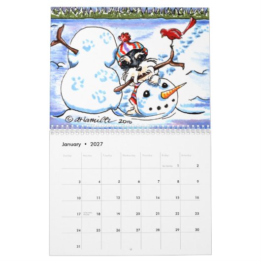 Schnauzers off-Leash Art™ Vol 1 Kalender (Jan 2027)