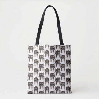 Schnauzers op Canvas tas