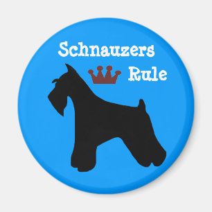 Schnauzers Rule Magnet Magneet