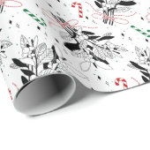 Schneebeeren Cadeaupapier (Rol Hoek)