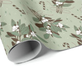 Schneebeeren Cadeaupapier (Rol Hoek)