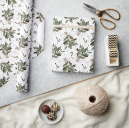 Schneebeeren Cadeaupapier