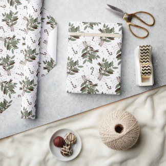 Schneebeeren Cadeaupapier