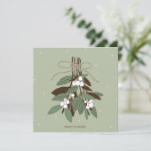 Schneebeeren. Karte. (Staand voorkant)