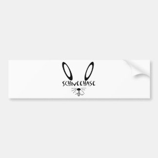 Schneehase Bumpersticker