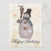 Schneemann Briefkaart (Voorkant)