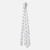 Schneemann Muster  Stropdas (Achterkant)