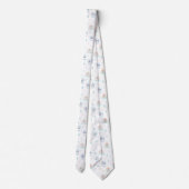 Schneemann Muster Stropdas (Achterkant)