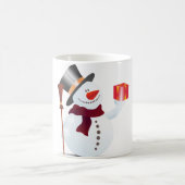 Schneemann / Snowman voor Kerstmis / X-mas Koffiemok (Center)