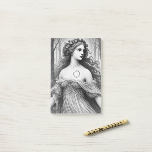 Schneewittchen Europa – Snowhite Europe Post-it® Notes (Op bureau)